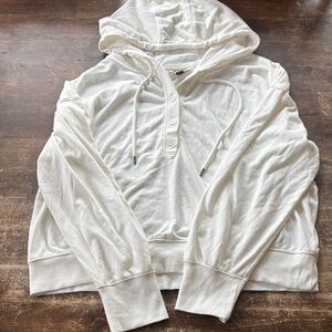 Universal Thread White Hoodie Sweatshirt